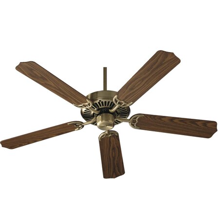 Quorum Antique Brass Ceiling Fan 77525-4